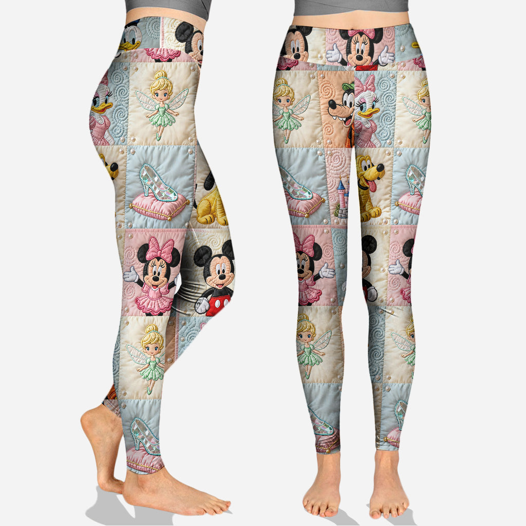 Personalized Disney Mouse Hoodie and Leggings Set for Kids Hoodie & Leggings GradoCreations