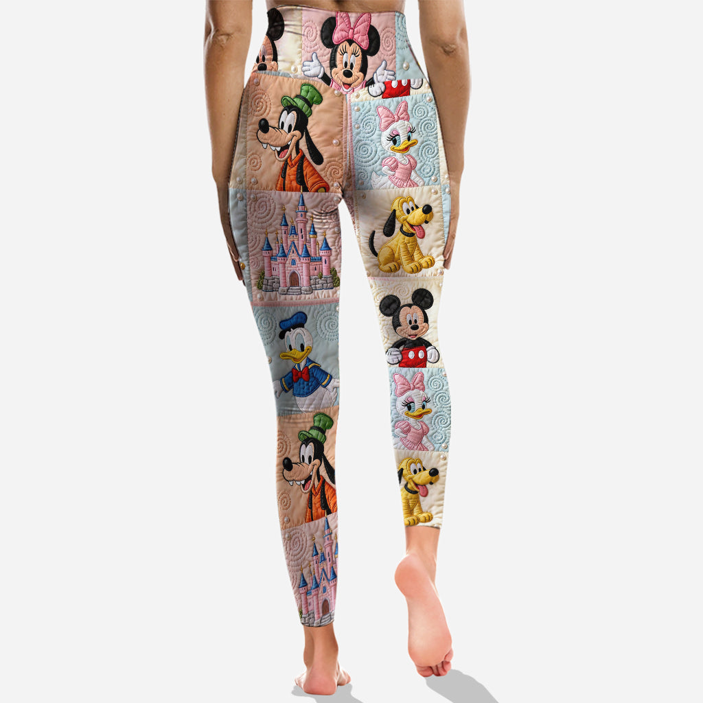 Personalized Disney Mouse Hoodie and Leggings Set for Kids Hoodie & Leggings GradoCreations