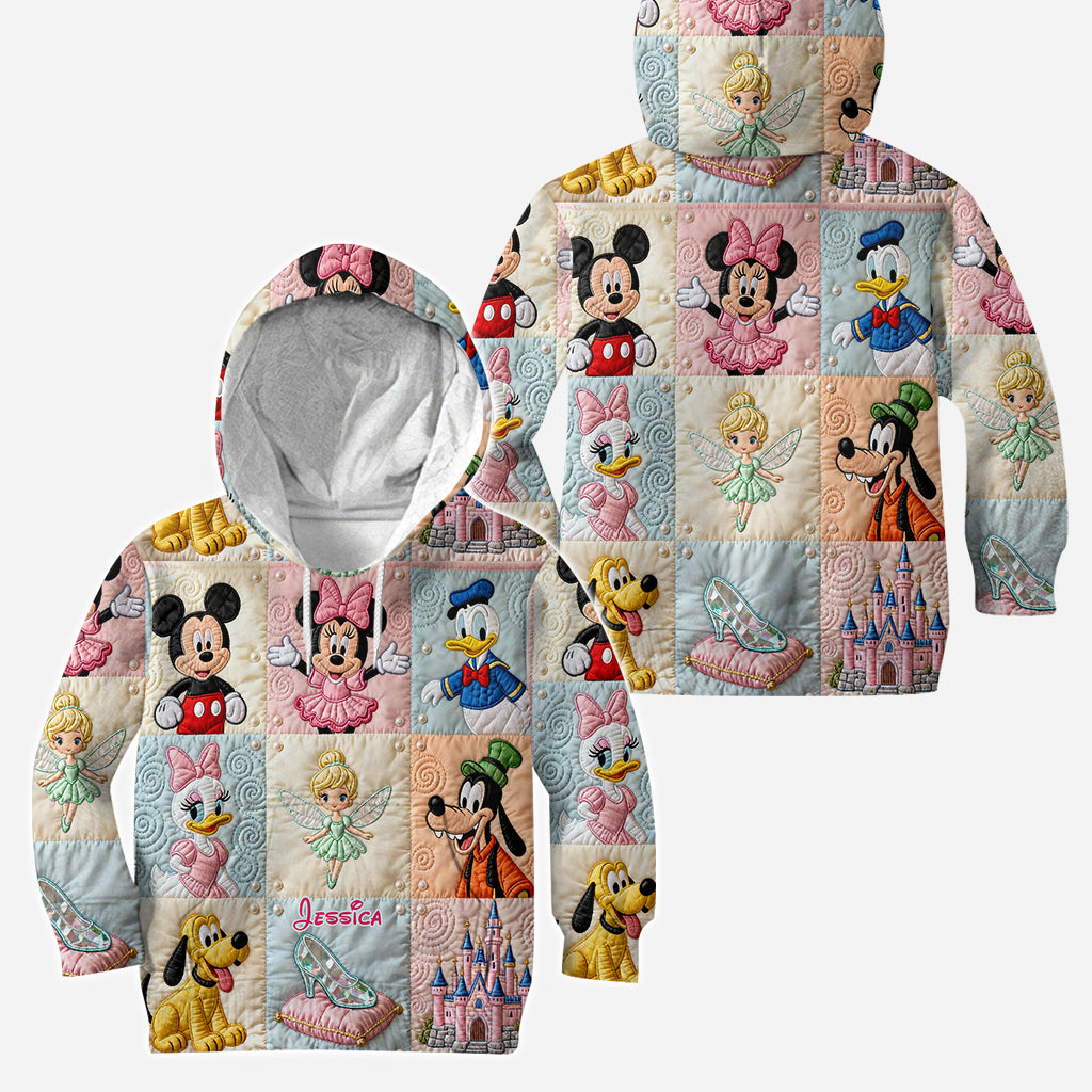Personalized Disney Mouse Hoodie and Leggings Set for Kids Hoodie & Leggings GradoCreations