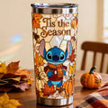 Personalized Autumn Character Tumbler Custom Name Gift Tumbler GradoCreations