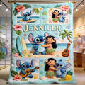 Personalized Ohana Blanket with Custom Name for Family Gifts Blanket GradoCreations