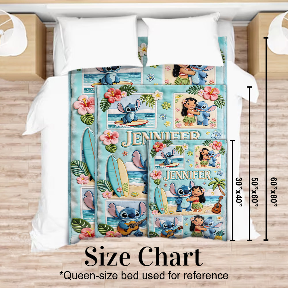 Personalized Ohana Blanket with Custom Name for Family Gifts Blanket GradoCreations