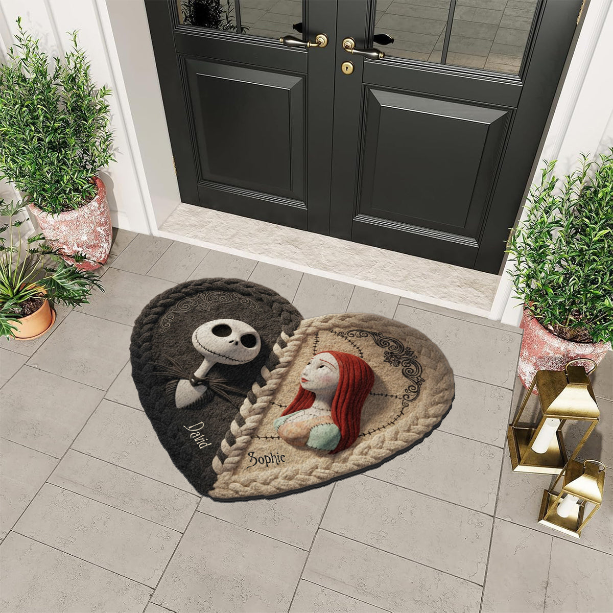 Personalized Non-Slip Tufted Rug Custom Name Nightmare Gift Non-Slip Tufted Rug GradoCreations