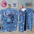 Personalized Stitch Wearable Blanket for Kids and Adults Wearable Blanket GradoCreations