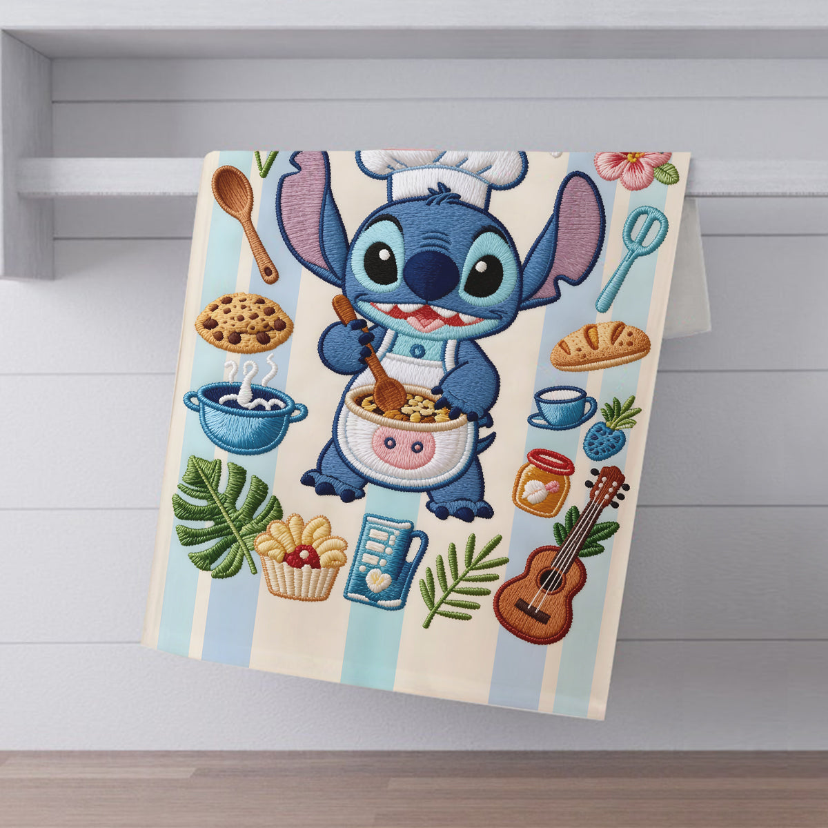 Personalized Ohana Cooking Towel Custom Name Gift for Family Towel GradoCreations