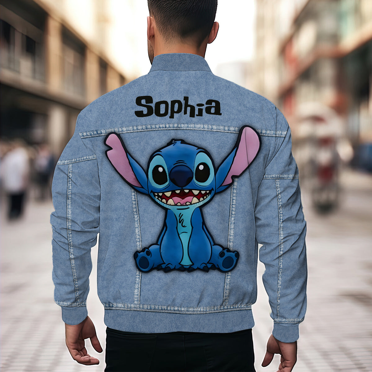 Personalized Ohana Bomber Jacket Custom Name Gift for Kids Bomber Jacket GradoCreations