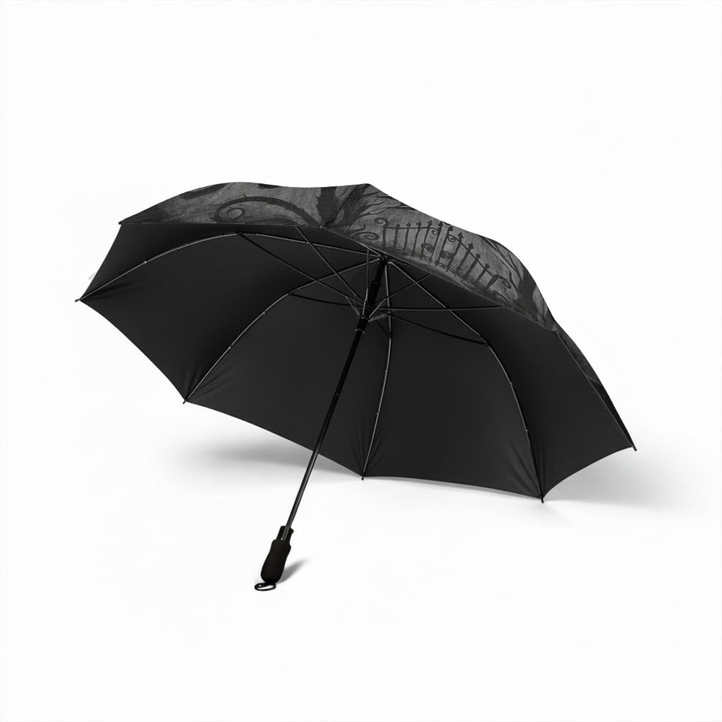 Personalized Gothic Skeleton Umbrella Custom Name Design Umbrella GradoCreations