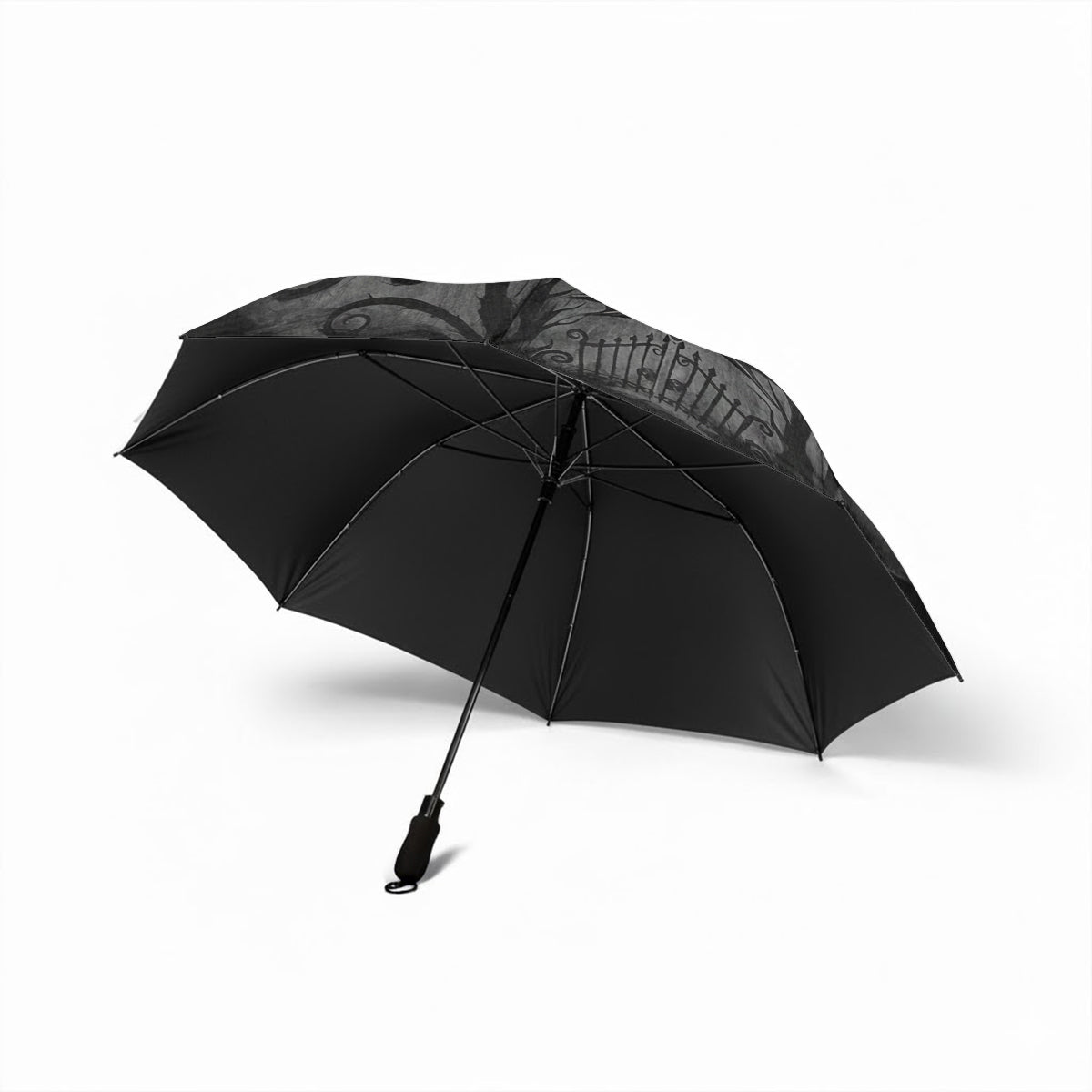 Personalized Gothic Skeleton Umbrella Custom Name Design Umbrella GradoCreations