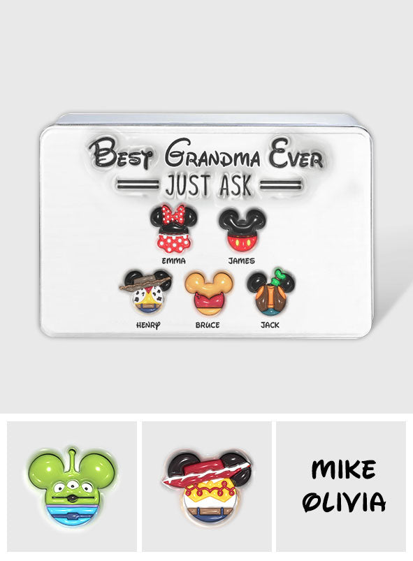Personalized Metal Biscuit Tin Custom Name Gift for Grandma Biscuit Tin GradoCreations