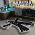 Personalized Star Wars Non-Slip Tufted Rug Funny Snow Angels Non-Slip Tufted Rug GradoCreations
