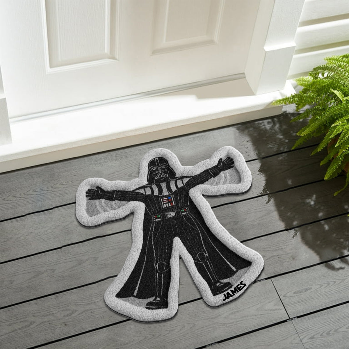 Personalized Star Wars Non-Slip Tufted Rug Funny Snow Angels Non-Slip Tufted Rug GradoCreations