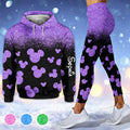Personalized Mouse Hoodie and Leggings Set with Custom Name for Kids Hoodie & Leggings GradoCreations