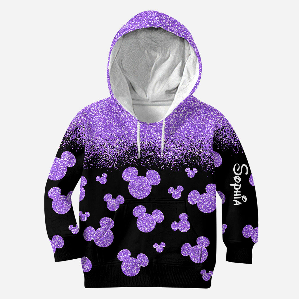 Personalized Mouse Hoodie and Leggings Set with Custom Name for Kids Hoodie & Leggings GradoCreations