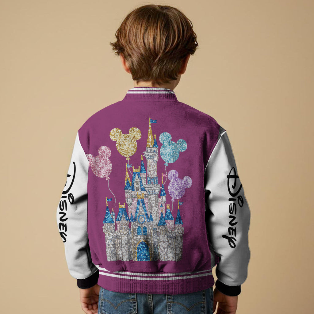 Personalized Magical Castle Varsity Jacket Custom Name Gift Varsity Jacket GradoCreations