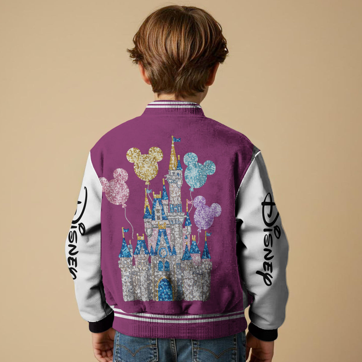 Personalized Magical Castle Varsity Jacket Custom Name Gift Varsity Jacket GradoCreations