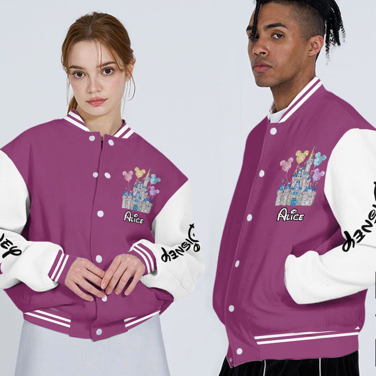 Personalized Magical Castle Varsity Jacket Custom Name Gift Varsity Jacket GradoCreations
