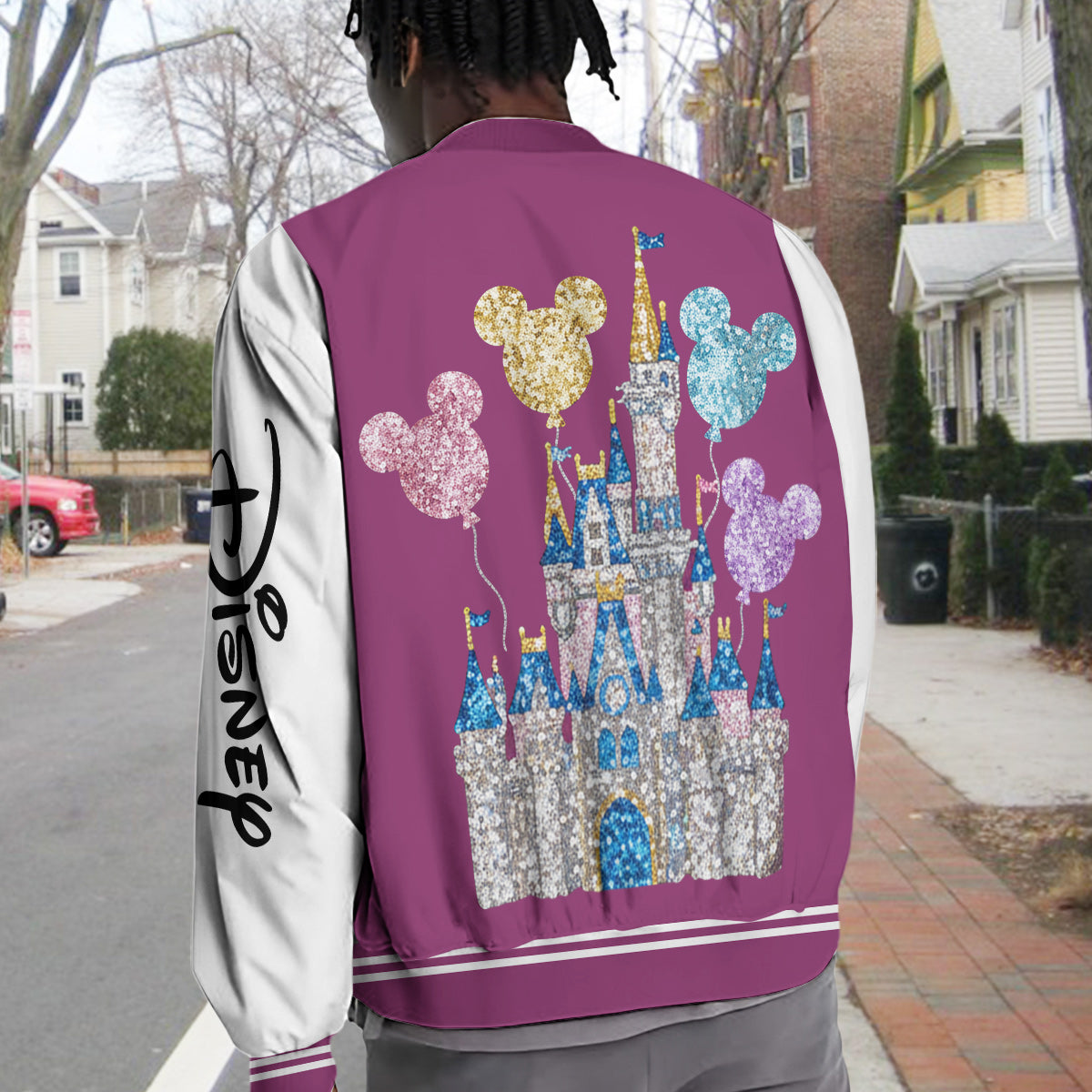 Personalized Magical Castle Varsity Jacket Custom Name Gift Varsity Jacket GradoCreations