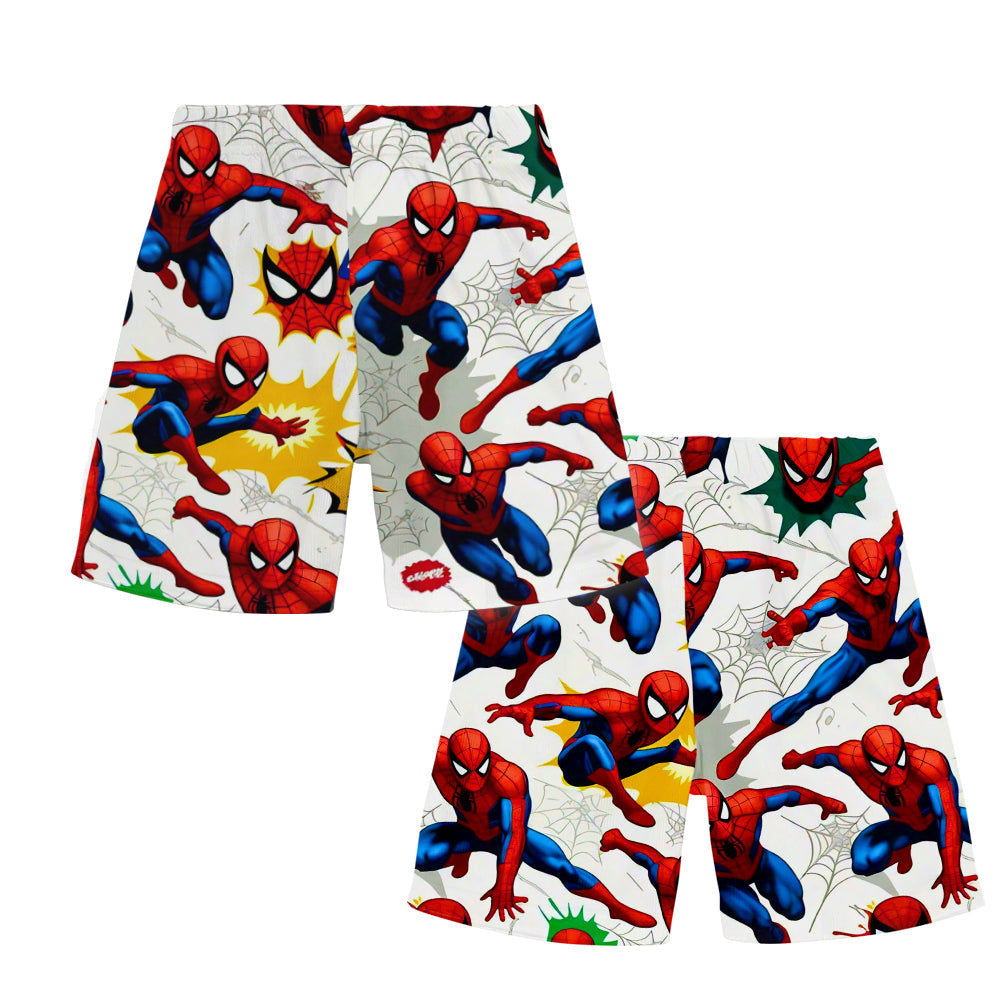 Personalized Spider-Man Kid T-Shirt & Shorts Set for Boys Kid T-shirt & Shorts GradoCreations