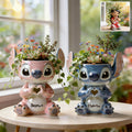 Personalized Ohana Acrylic Plant Pot Custom Name Gift Acrylic Pot GradoCreations