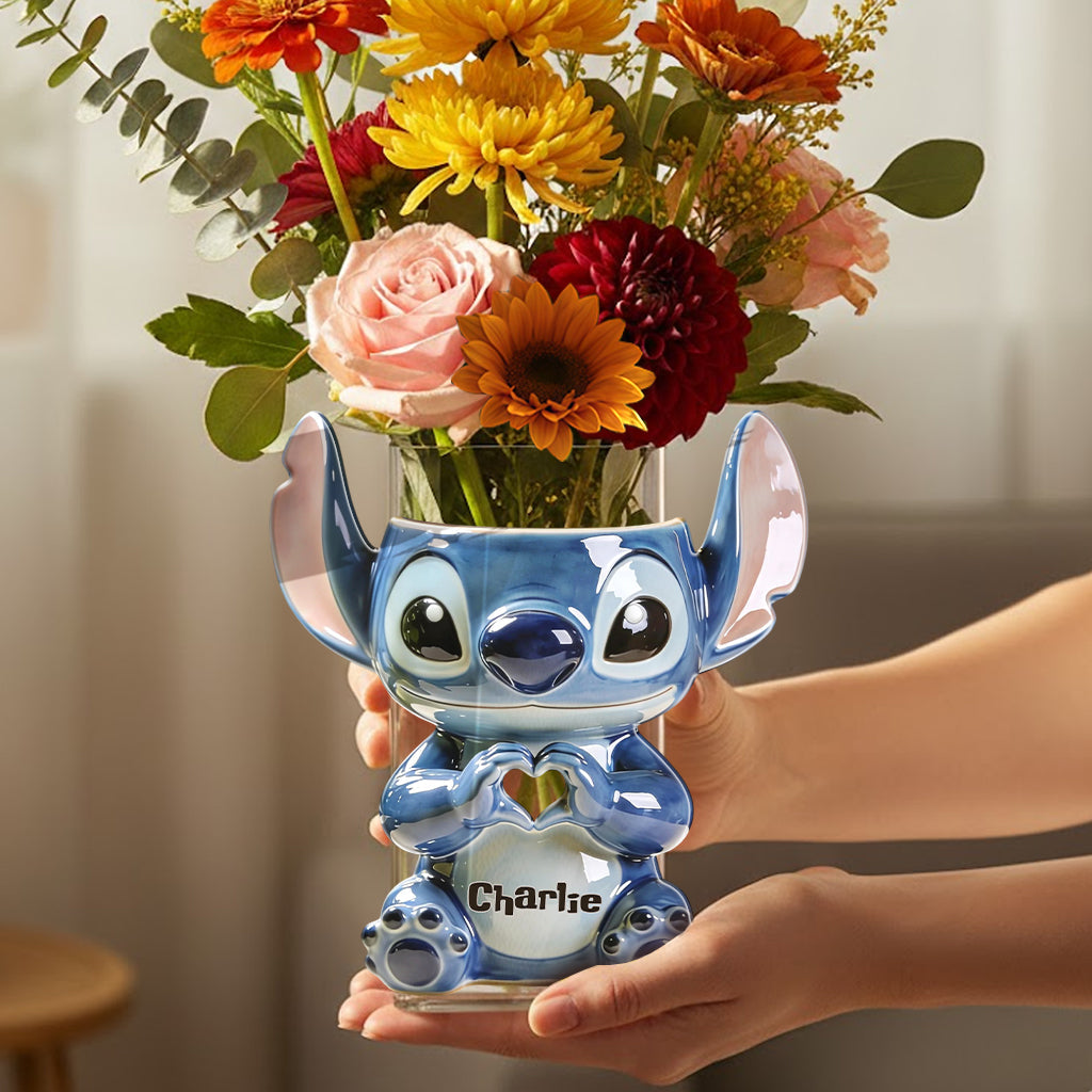 Personalized Ohana Acrylic Plant Pot Custom Name Gift Acrylic Pot GradoCreations