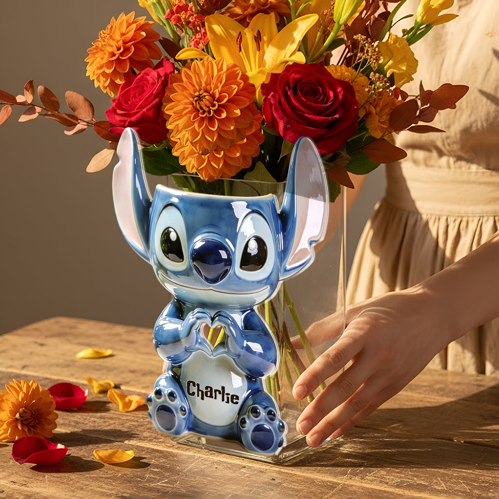 Personalized Ohana Acrylic Plant Pot Custom Name Gift Acrylic Pot GradoCreations