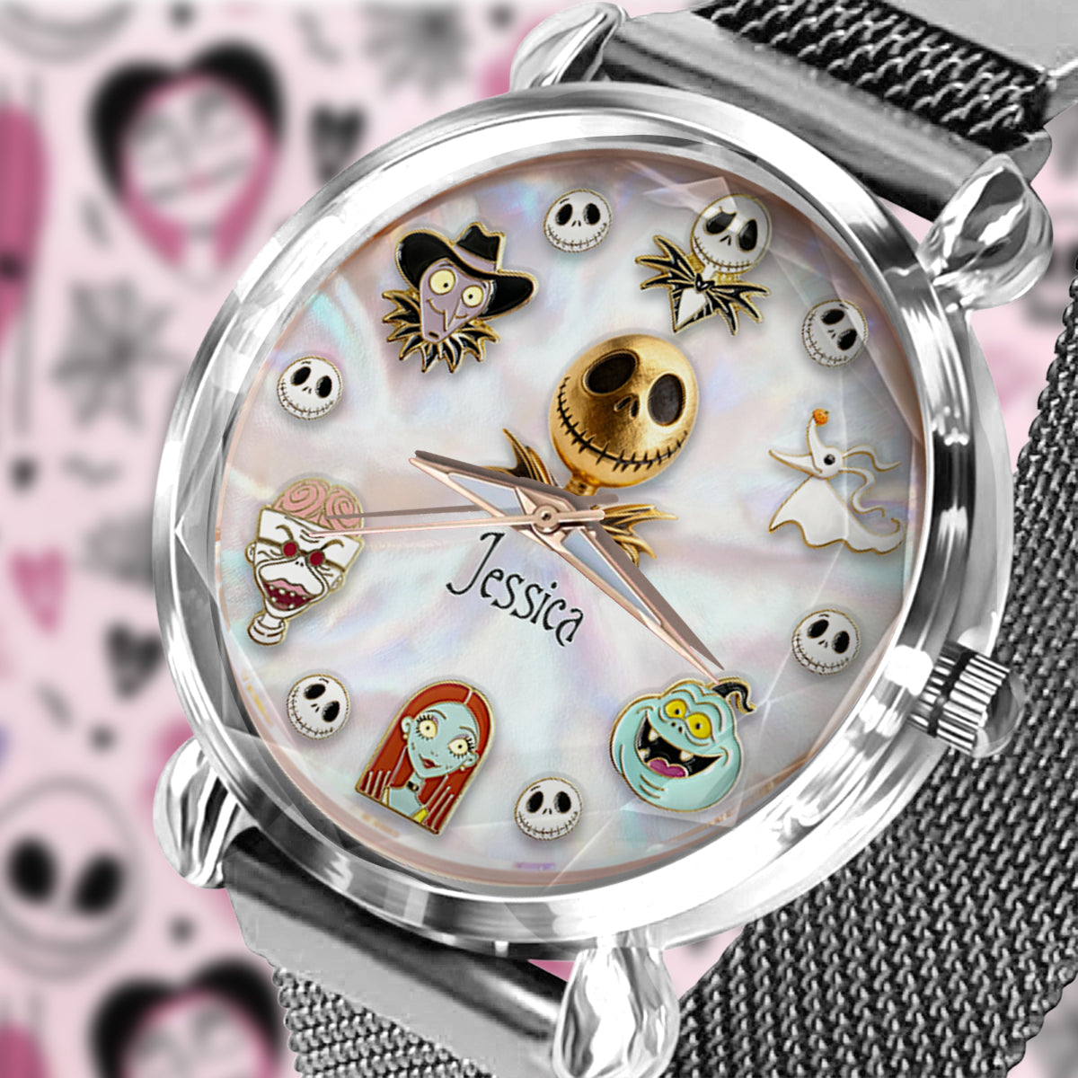 Personalized Nightmare Women Hand Watch Custom Name Gift Women Hand Watch GradoCreations