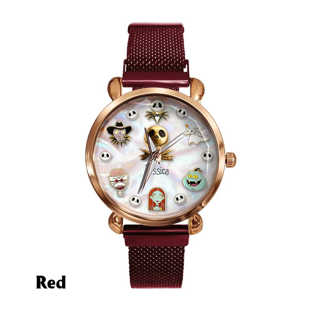 Personalized Nightmare Women Hand Watch Custom Name Gift Women Hand Watch GradoCreations