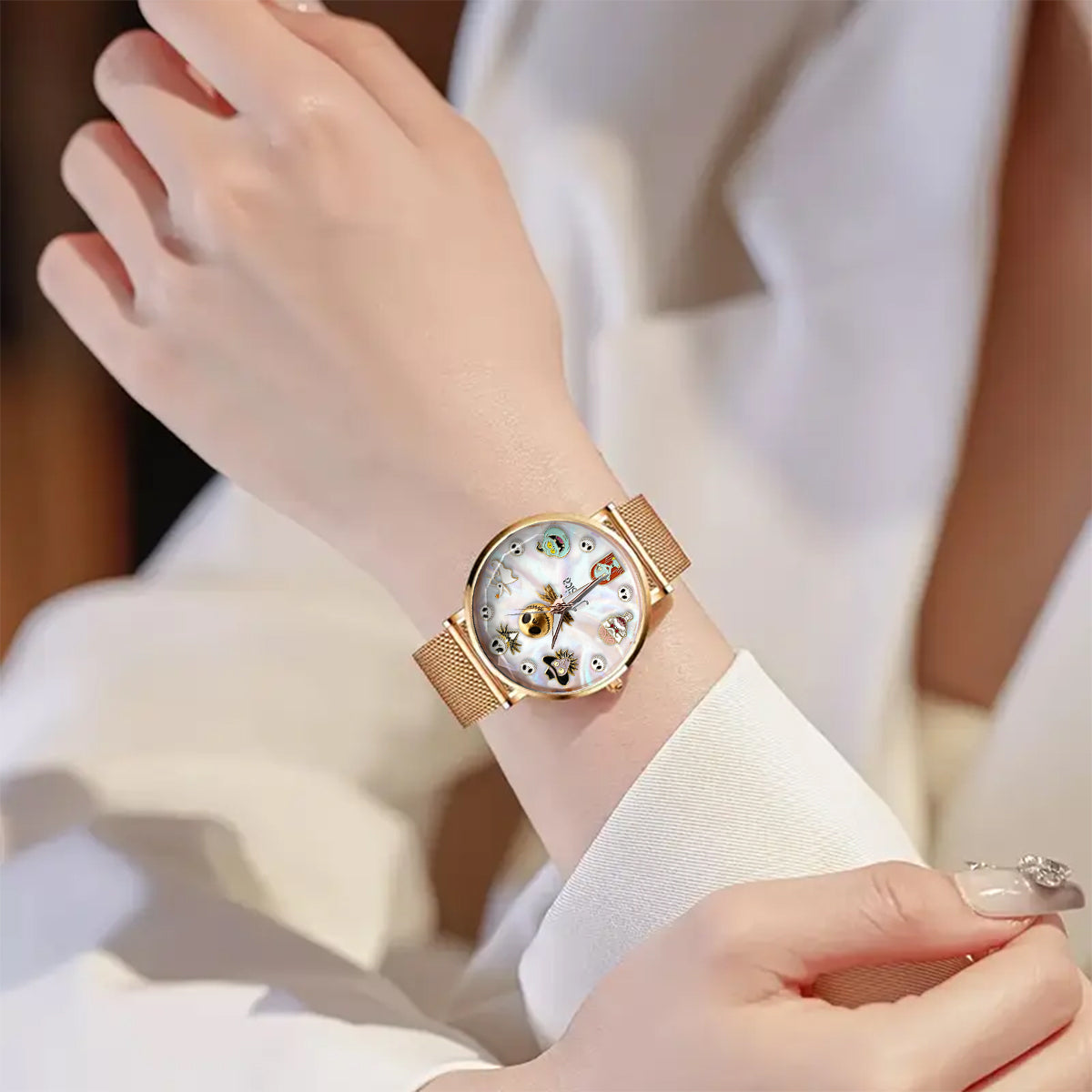 Personalized Nightmare Women Hand Watch Custom Name Gift Women Hand Watch GradoCreations