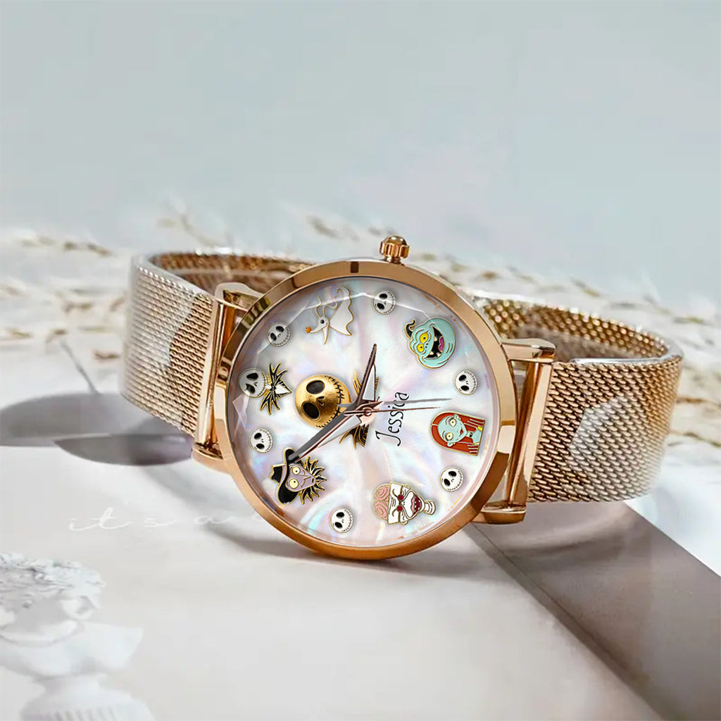 Personalized Nightmare Women Hand Watch Custom Name Gift Women Hand Watch GradoCreations