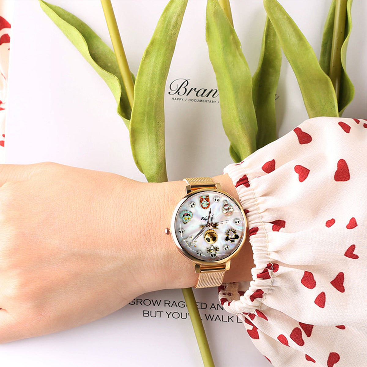 Personalized Nightmare Women Hand Watch Custom Name Gift Women Hand Watch GradoCreations