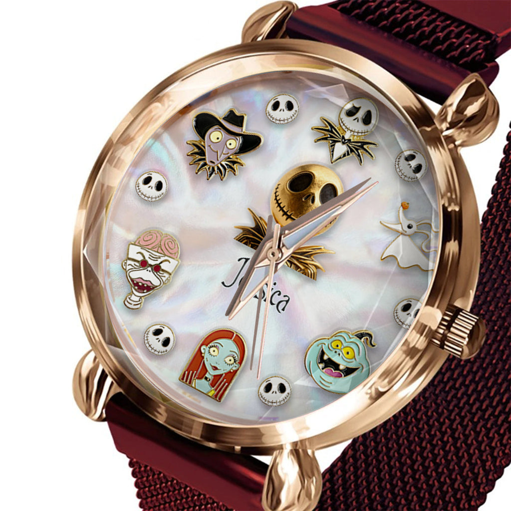 Personalized Nightmare Women Hand Watch Custom Name Gift Women Hand Watch GradoCreations