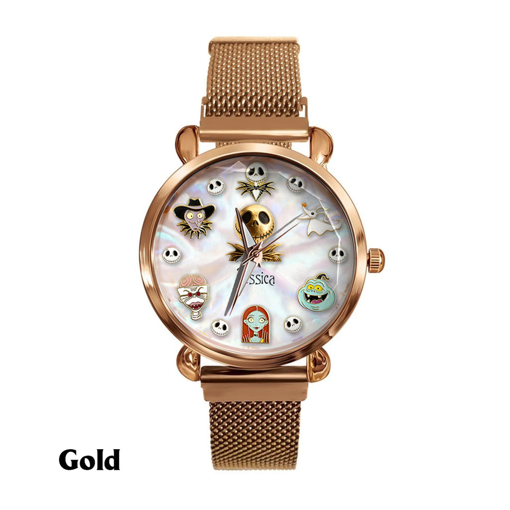 Personalized Nightmare Women Hand Watch Custom Name Gift Women Hand Watch GradoCreations