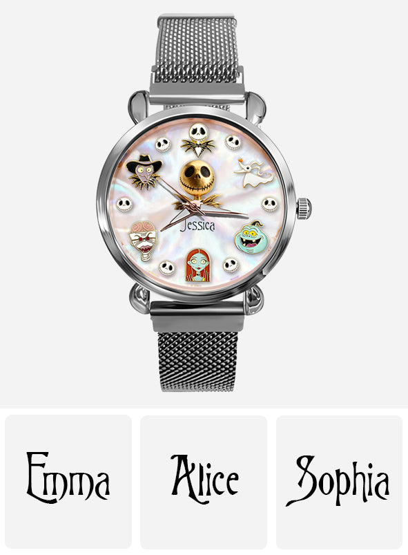Personalized Nightmare Women Hand Watch Custom Name Gift Women Hand Watch GradoCreations