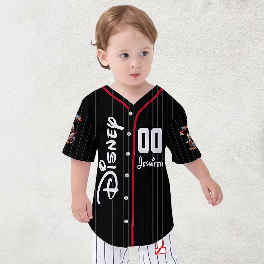 Personalized Disney Mouse Baseball Jersey Custom Name Gift Baseball Jersey GradoCreations