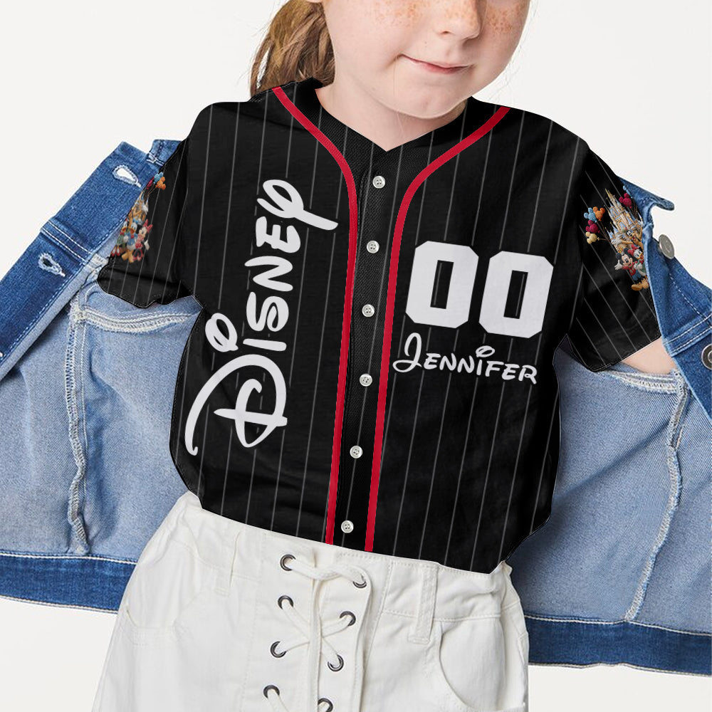 Personalized Disney Mouse Baseball Jersey Custom Name Gift Baseball Jersey GradoCreations