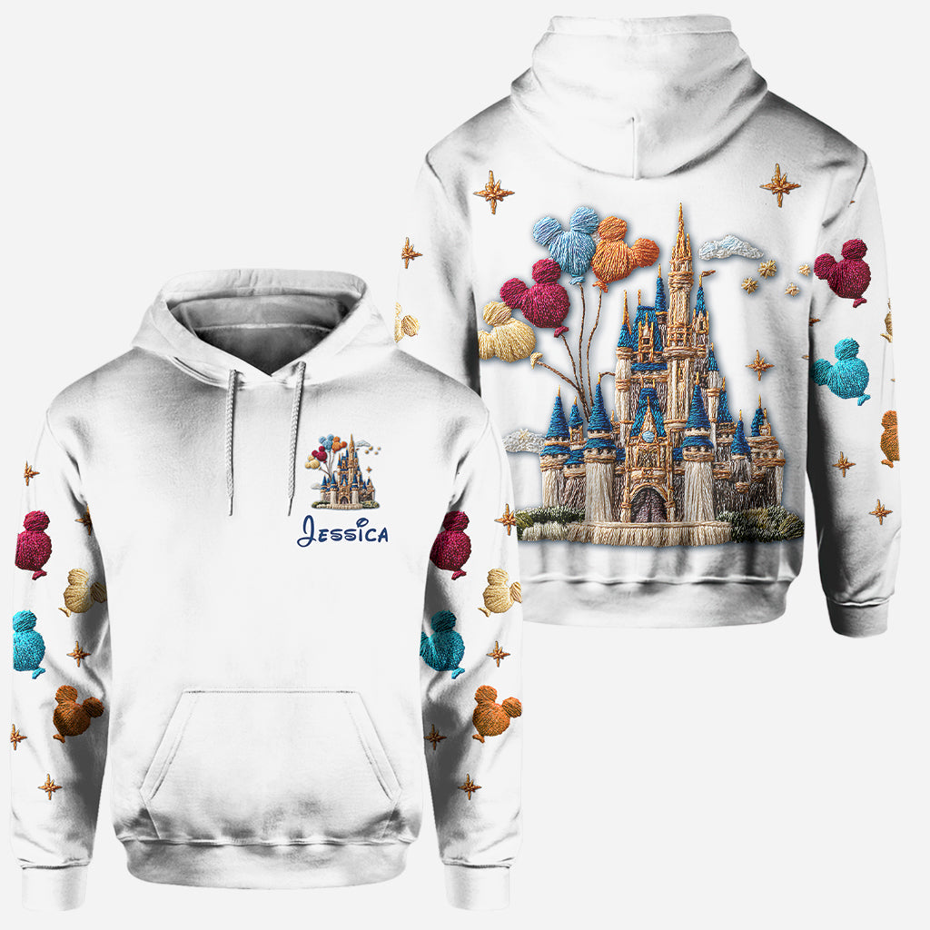 Personalized Magical Castle Mouse Hoodie and Leggings Gift for Kids Hoodie & Leggings GradoCreations