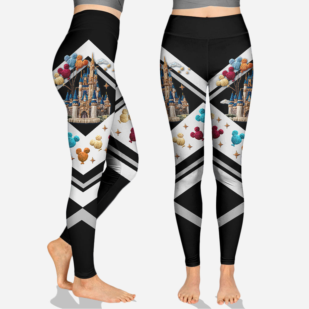Personalized Magical Castle Mouse Hoodie and Leggings Gift for Kids Hoodie & Leggings GradoCreations