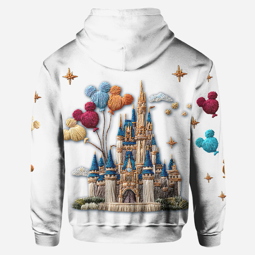 Personalized Magical Castle Mouse Hoodie and Leggings Gift for Kids Hoodie & Leggings GradoCreations