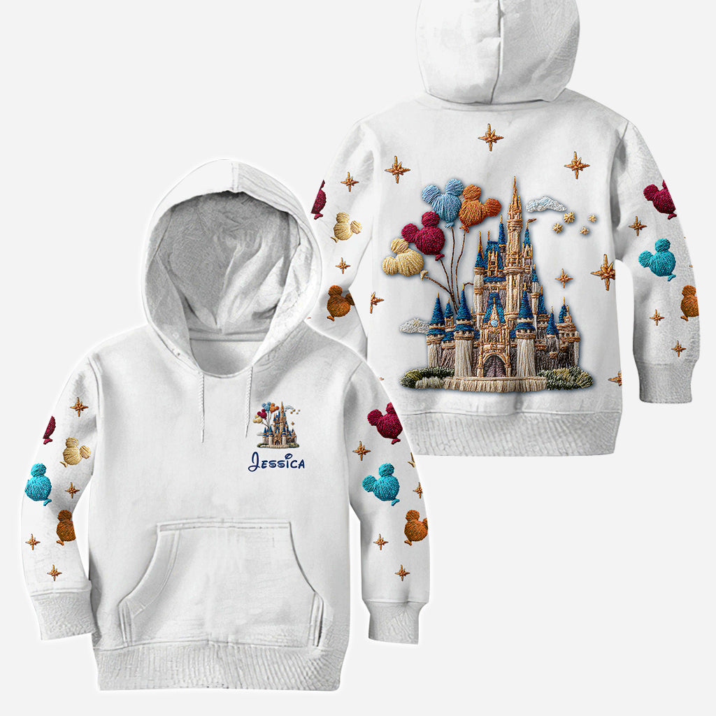 Personalized Magical Castle Mouse Hoodie and Leggings Gift for Kids Hoodie & Leggings GradoCreations
