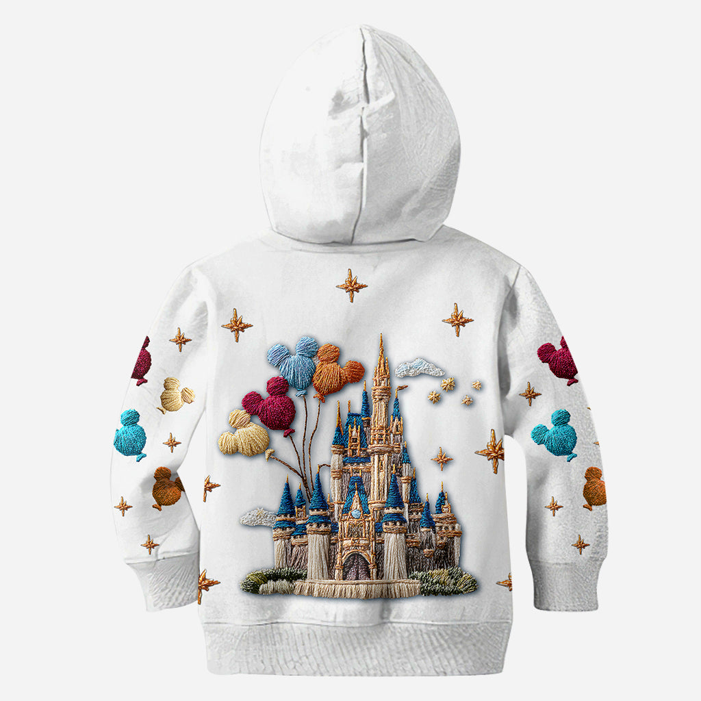Personalized Magical Castle Mouse Hoodie and Leggings Gift for Kids Hoodie & Leggings GradoCreations