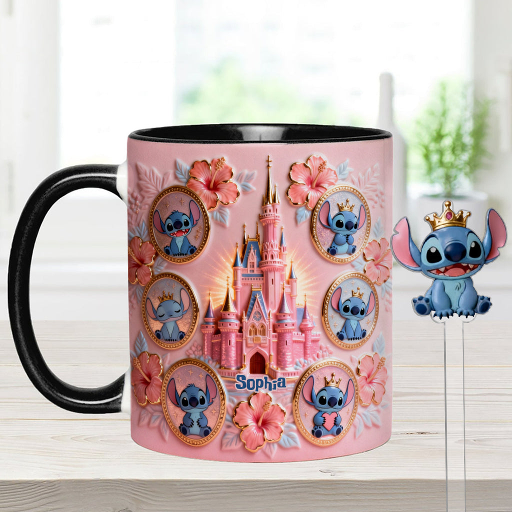 Personalized Ohana Mug Set with Acrylic Stirrer Gift for Family Set Accent Mug with Acrylic Stirrers GradoCreations