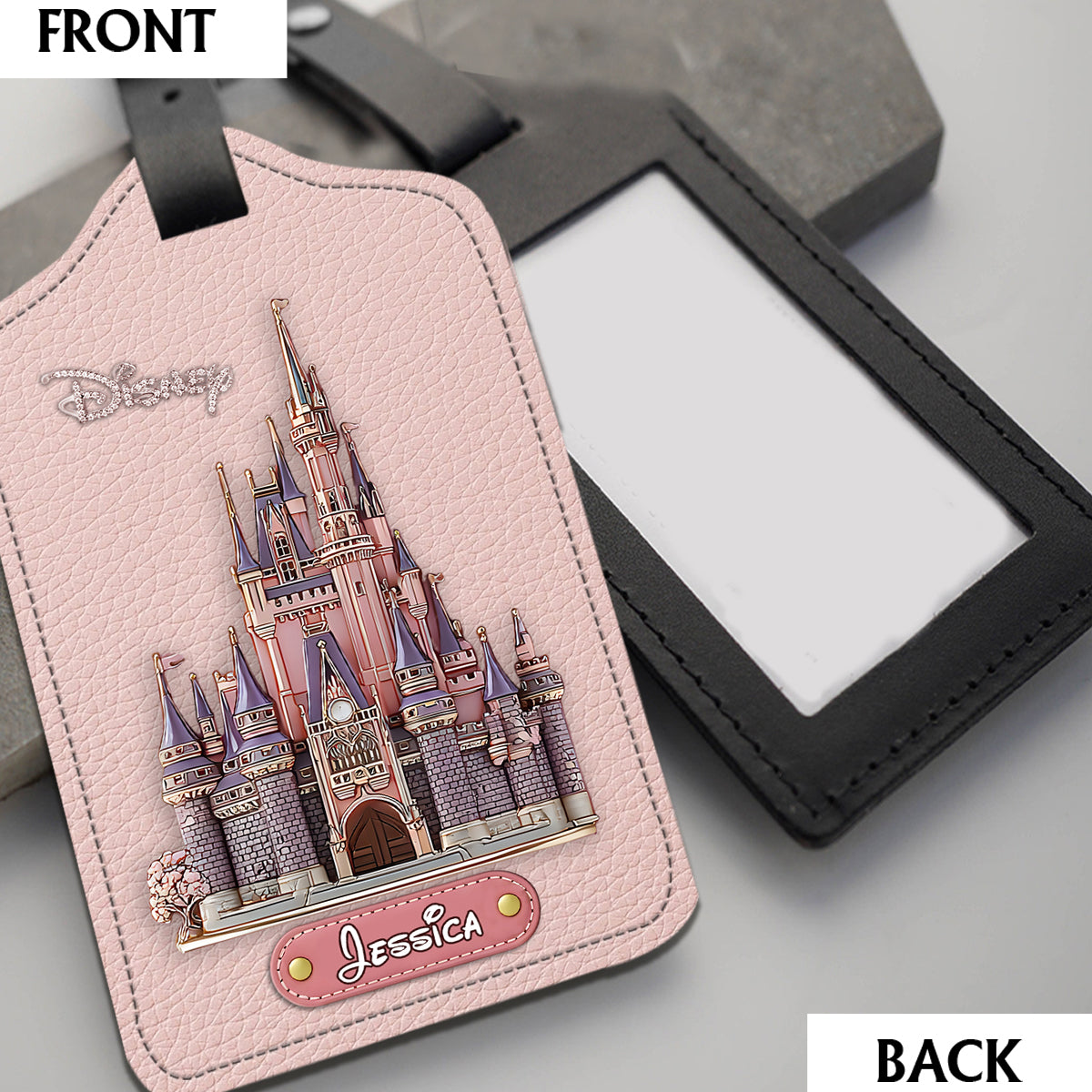 Personalized Leather Luggage Tag & Passport Holder Set for Travelers Leather Luggage Tag & Passport Holder GradoCreations