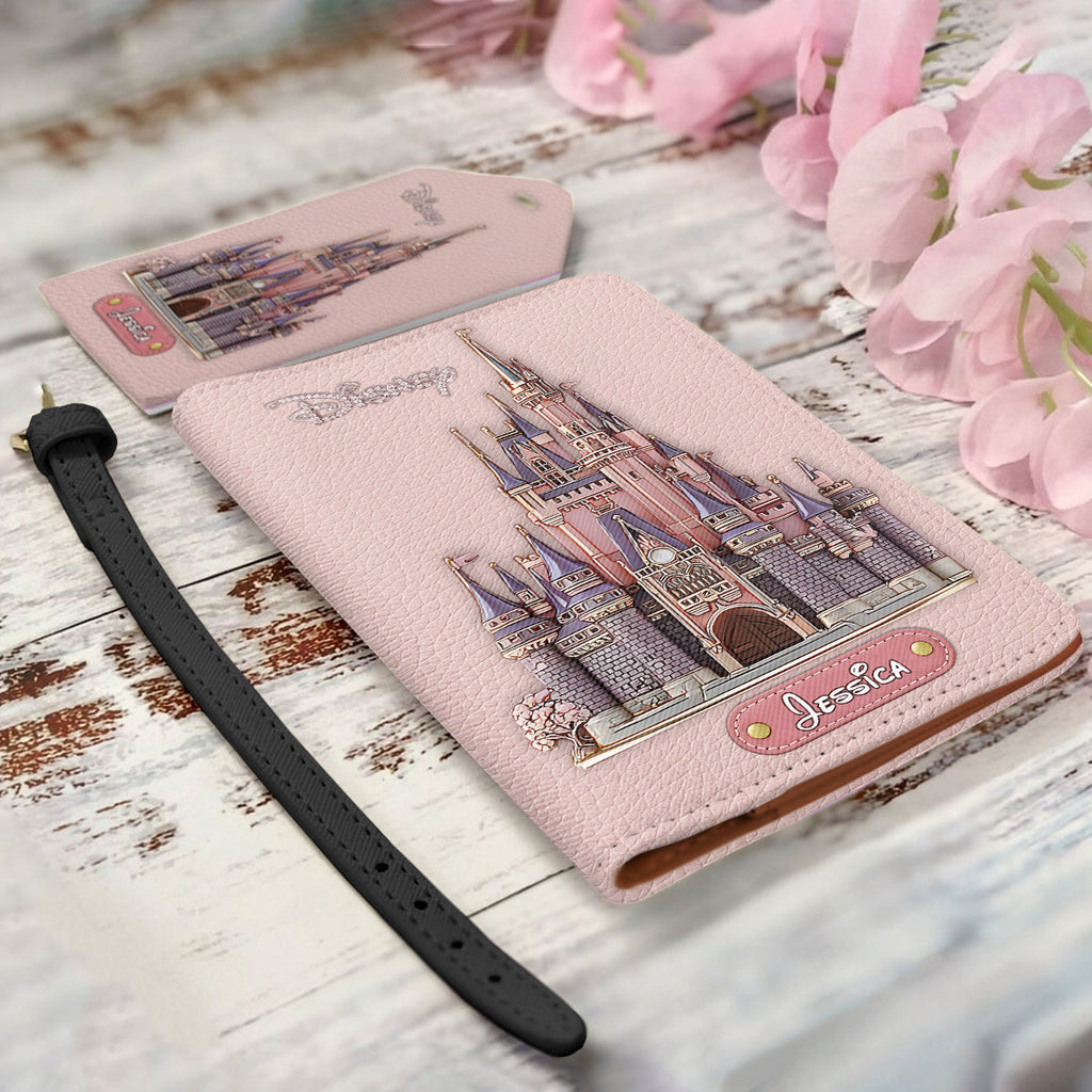 Personalized Leather Luggage Tag & Passport Holder Set for Travelers Leather Luggage Tag & Passport Holder GradoCreations