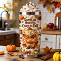 Personalized Fall Tumbler Custom Name Sweet as Hunny Gift for Her Tumbler GradoCreations