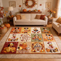 Personalized Non-Slip Tufted Rug Custom Family Name Fall Decor Non-Slip Tufted Rug GradoCreations