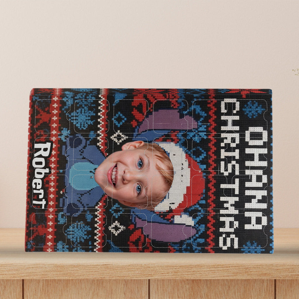 Personalized Ohana Advent Calendar with Ornaments for Kids Family Christmas Gift Advent Calendar With Ornaments GradoCreations