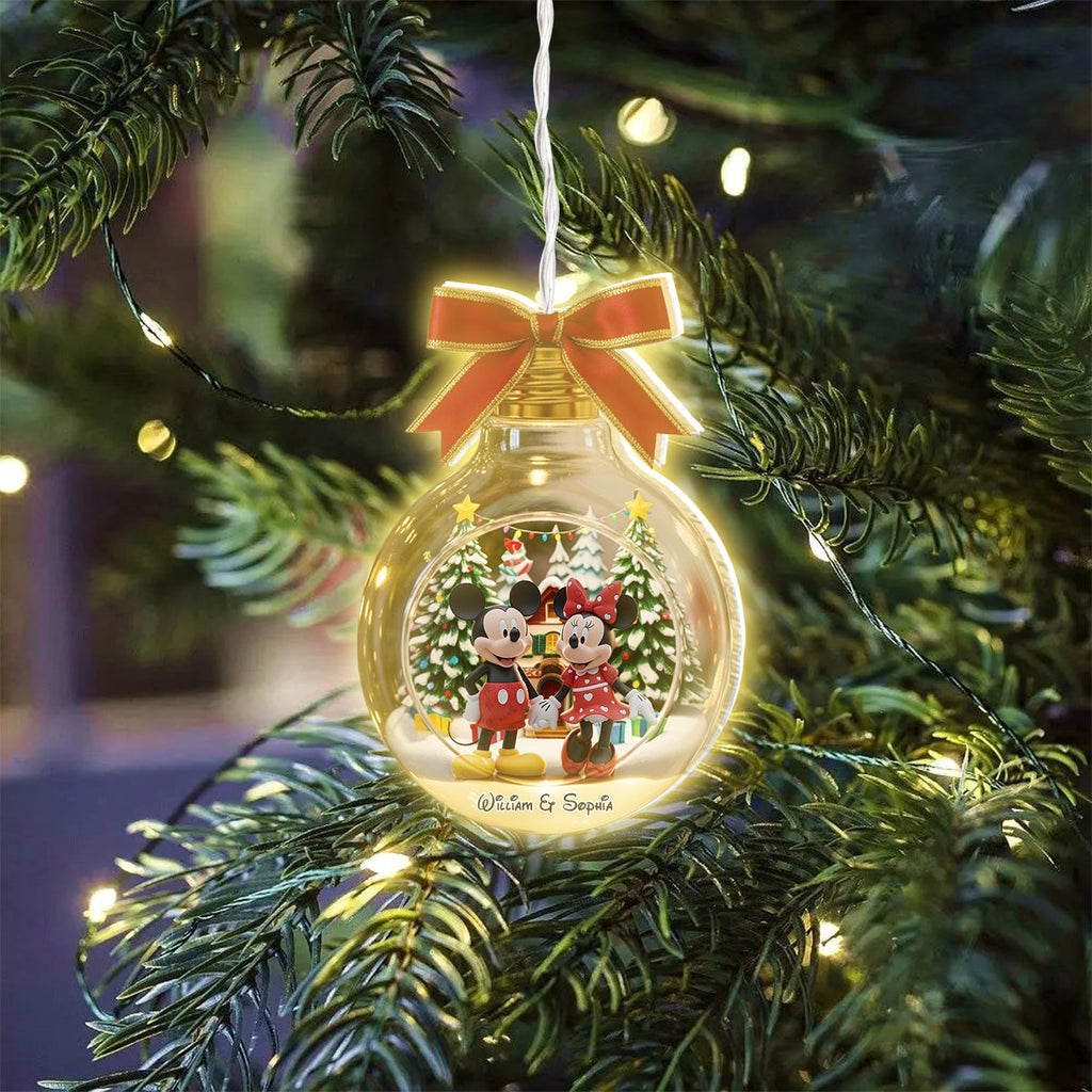 Personalized LED Light Ornament Christmas Gift for Kids LED Light Ornament GradoCreations