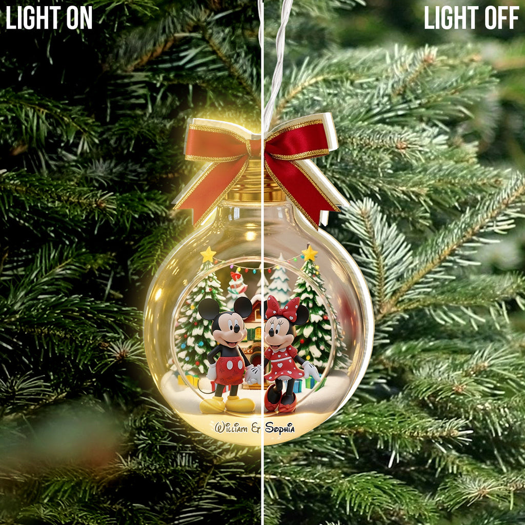 Personalized LED Light Ornament Christmas Gift for Kids LED Light Ornament GradoCreations