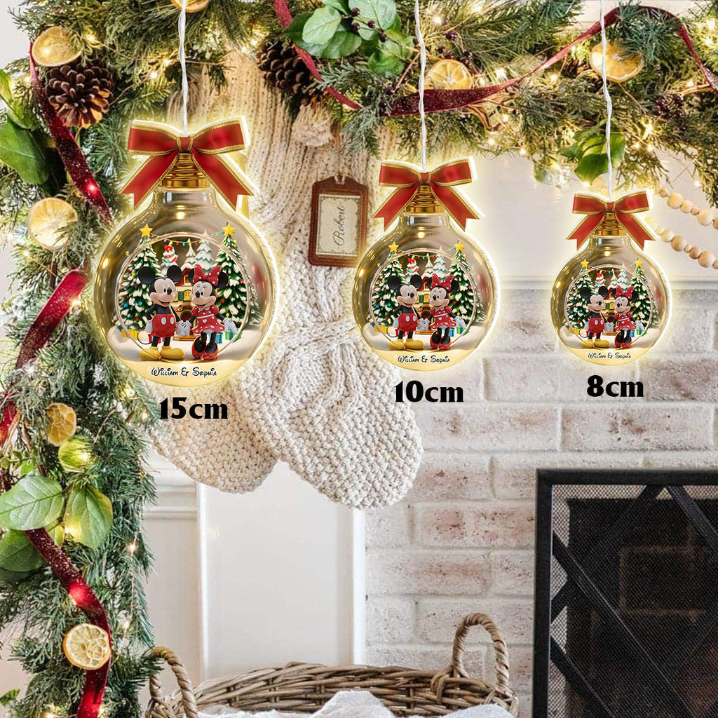 Personalized LED Light Ornament Christmas Gift for Kids LED Light Ornament GradoCreations