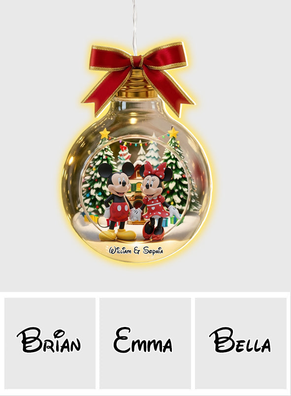 Personalized LED Light Ornament Christmas Gift for Kids LED Light Ornament GradoCreations